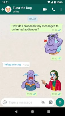 Superhero Stickers android App screenshot 2